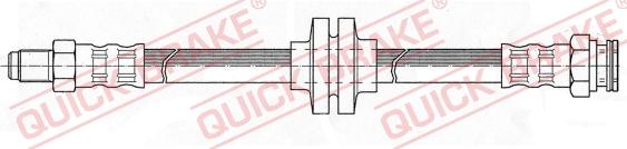 QUICK BRAKE 32.323 - Гальмівний шланг autocars.com.ua