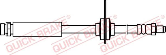 QUICK BRAKE 32.711 - Гальмівний шланг autocars.com.ua