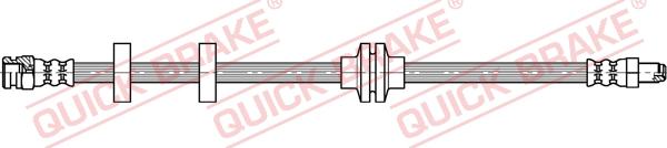 QUICK BRAKE 32.819 - Гальмівний шланг autocars.com.ua