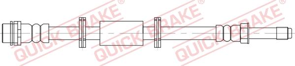 QUICK BRAKE 32.826 - Гальмівний шланг autocars.com.ua