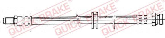 QUICK BRAKE 32.927 - Тормозной шланг avtokuzovplus.com.ua