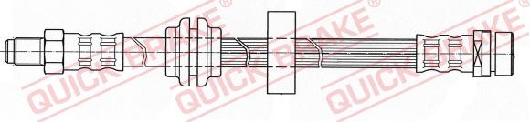 QUICK BRAKE 32.938 - Гальмівний шланг autocars.com.ua