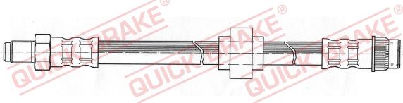 QUICK BRAKE 32.987 - Гальмівний шланг autocars.com.ua