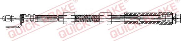 QUICK BRAKE 37.928 - Гальмівний шланг autocars.com.ua