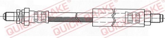 QUICK BRAKE 42.309 - Гальмівний шланг autocars.com.ua