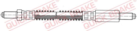 QUICK BRAKE 42.507 - Гальмівний шланг autocars.com.ua