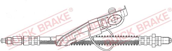 QUICK BRAKE 42.917 - Гальмівний шланг autocars.com.ua