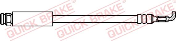 QUICK BRAKE 50.314 - Гальмівний шланг autocars.com.ua