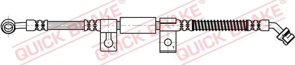 QUICK BRAKE 50.706 - Тормозной шланг avtokuzovplus.com.ua