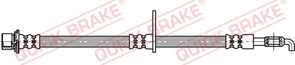 QUICK BRAKE 50.709 - Тормозной шланг avtokuzovplus.com.ua