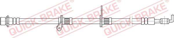 QUICK BRAKE 50.717 - Гальмівний шланг autocars.com.ua