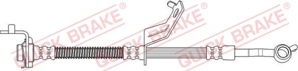 QUICK BRAKE 50.722 - Гальмівний шланг autocars.com.ua