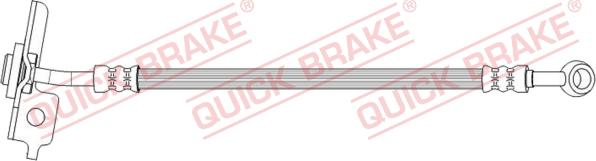 QUICK BRAKE 50.735 - Тормозной шланг autodnr.net