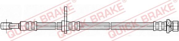 QUICK BRAKE 50.802 - Гальмівний шланг autocars.com.ua