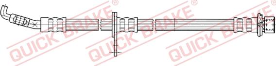 QUICK BRAKE 50.809 - Гальмівний шланг autocars.com.ua