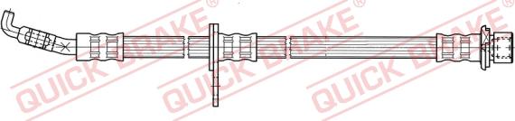 QUICK BRAKE 50.810 - Гальмівний шланг autocars.com.ua