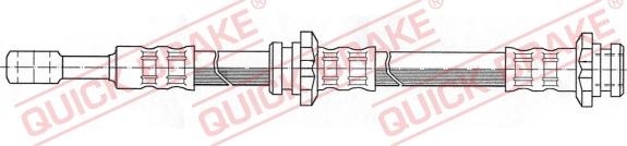 QUICK BRAKE 50.826 - Гальмівний шланг autocars.com.ua