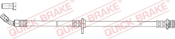 QUICK BRAKE 50.847X - Гальмівний шланг autocars.com.ua