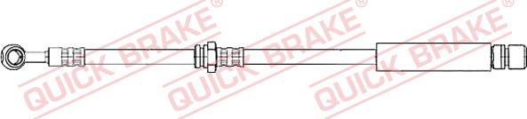 QUICK BRAKE 50.863 - Тормозной шланг avtokuzovplus.com.ua