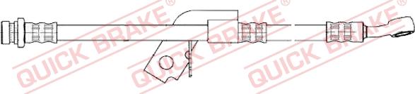 QUICK BRAKE 50.867 - Гальмівний шланг autocars.com.ua