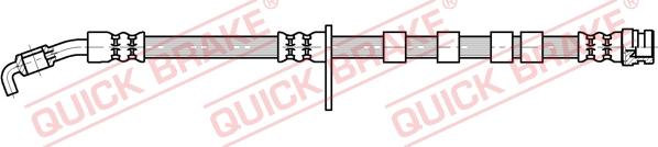 QUICK BRAKE 50.872 - Гальмівний шланг autocars.com.ua