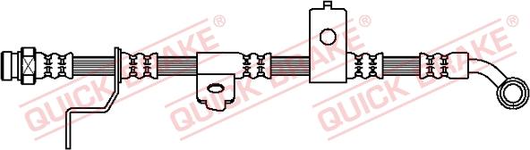 QUICK BRAKE 50.888 - Гальмівний шланг autocars.com.ua