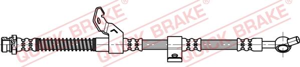 QUICK BRAKE 50.896 - Гальмівний шланг autocars.com.ua