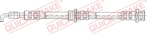 QUICK BRAKE 50.906 - Тормозной шланг autodnr.net