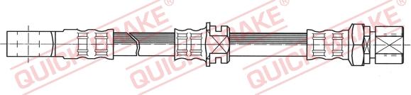 QUICK BRAKE 50.909 - Тормозной шланг avtokuzovplus.com.ua