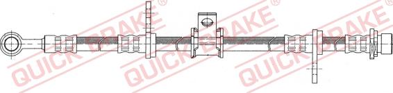 QUICK BRAKE 50.968 - Тормозной шланг avtokuzovplus.com.ua