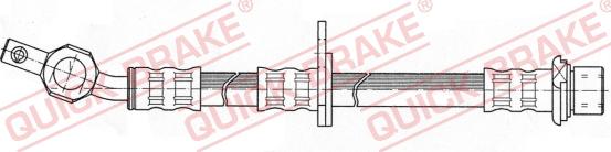 QUICK BRAKE 50.971 - Гальмівний шланг autocars.com.ua