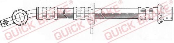 QUICK BRAKE 50.972 - Гальмівний шланг autocars.com.ua