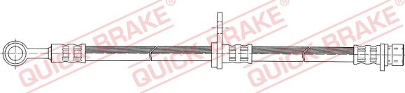 QUICK BRAKE 50.974 - Гальмівний шланг autocars.com.ua