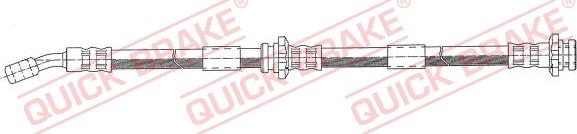 QUICK BRAKE 50.980 - Гальмівний шланг autocars.com.ua