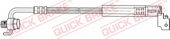 QUICK BRAKE 51.303X - Тормозной шланг avtokuzovplus.com.ua