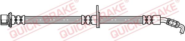 QUICK BRAKE 58.816 - Гальмівний шланг autocars.com.ua