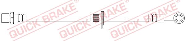 QUICK BRAKE 58.817 - Тормозной шланг avtokuzovplus.com.ua