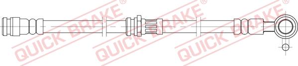 QUICK BRAKE 58.847 - Гальмівний шланг autocars.com.ua