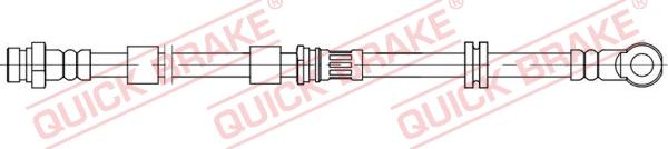 QUICK BRAKE 58.858 - Гальмівний шланг autocars.com.ua