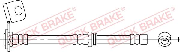 QUICK BRAKE 58.868 - Гальмівний шланг autocars.com.ua