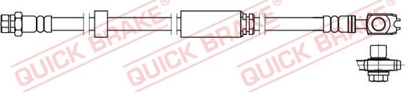 QUICK BRAKE 58.871X - Тормозной шланг avtokuzovplus.com.ua