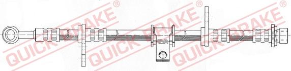 QUICK BRAKE 58.907 - Тормозной шланг autodnr.net