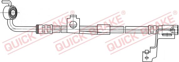 QUICK BRAKE 58.913X - Тормозной шланг avtokuzovplus.com.ua