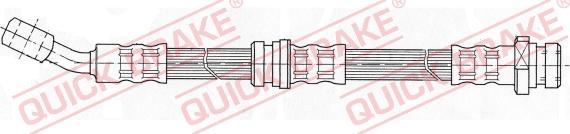 QUICK BRAKE 58.927 - Гальмівний шланг autocars.com.ua