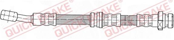 QUICK BRAKE 58.928 - Гальмівний шланг autocars.com.ua