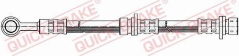 QUICK BRAKE 58.932 - Гальмівний шланг autocars.com.ua