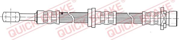 QUICK BRAKE 58.952 - Гальмівний шланг autocars.com.ua