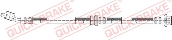 QUICK BRAKE 58.970 - Гальмівний шланг autocars.com.ua