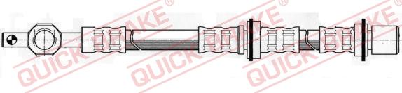 QUICK BRAKE 58.975 - Гальмівний шланг autocars.com.ua