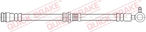 QUICK BRAKE 59.804 - Гальмівний шланг autocars.com.ua